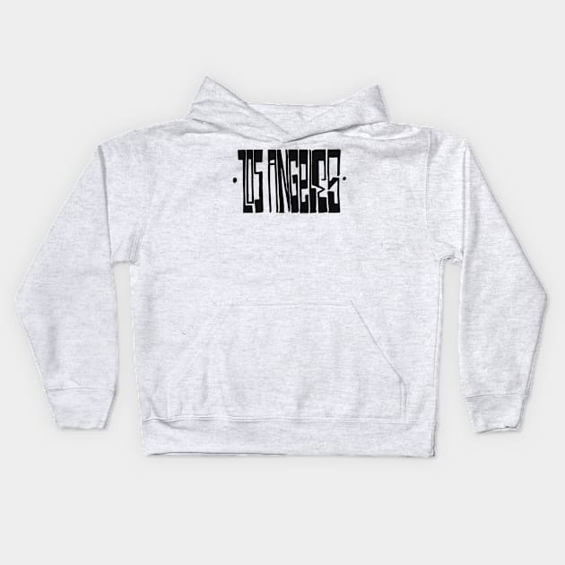 Los Angeles TAG # 7 white Kids Hoodie by Francis_Abstract_97